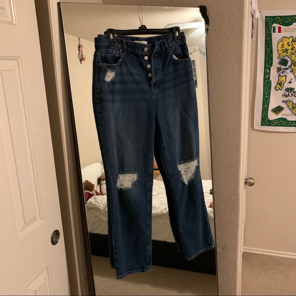 PacSun high rise straight jeans